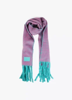 Best Bufanda bicolor con flecos Bufandas Y Pañuelos