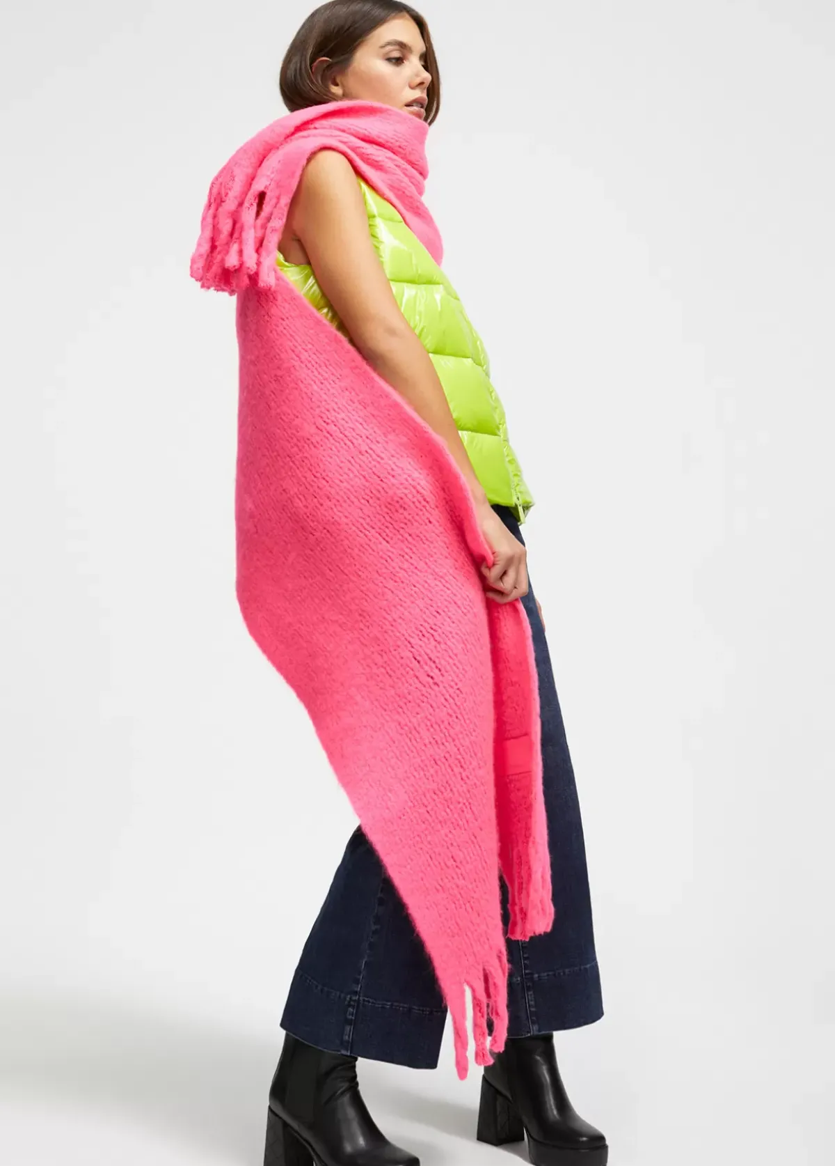 Hot Bufanda con flecos Otros Complementos|Bufandas Y Pañuelos