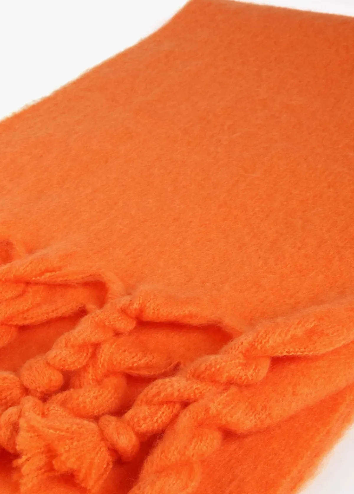 Outlet Bufanda con flecos trenzados Bufandas Y Pañuelos