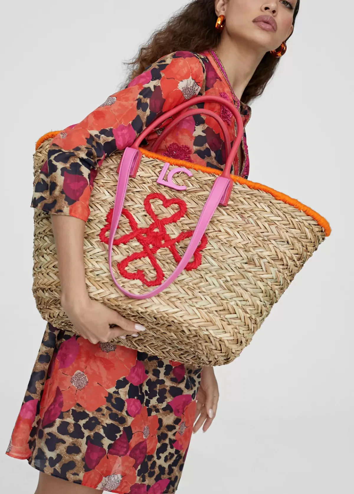 Hot Caftan corto estampado Baño