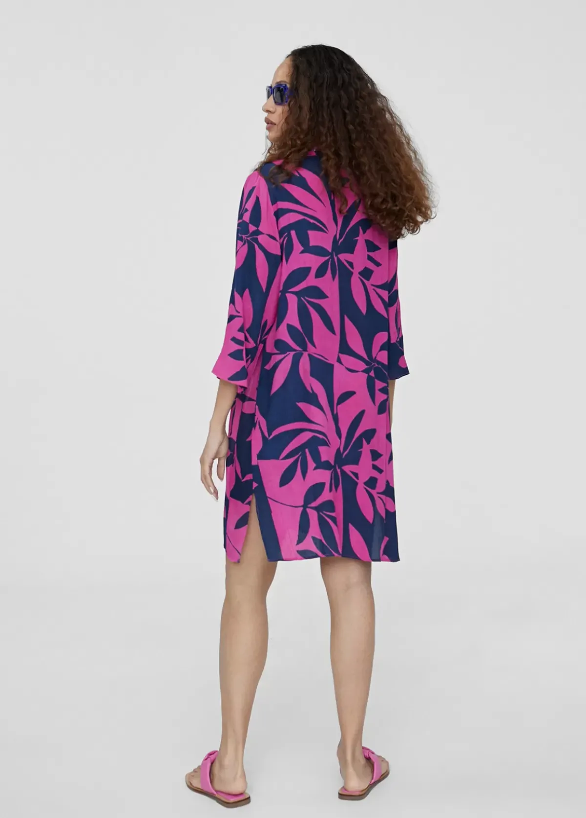 Outlet Caftan corto estampado Baño