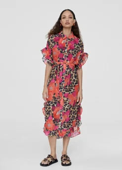 Best Caftan midi estampado combinado Baño