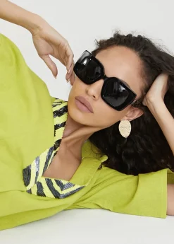 Sale Caftan midi media manga Baño