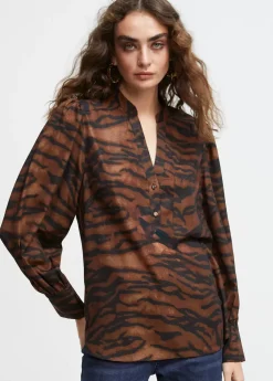 Outlet Camisa animal print Animal Print|Camisas Y Blusas