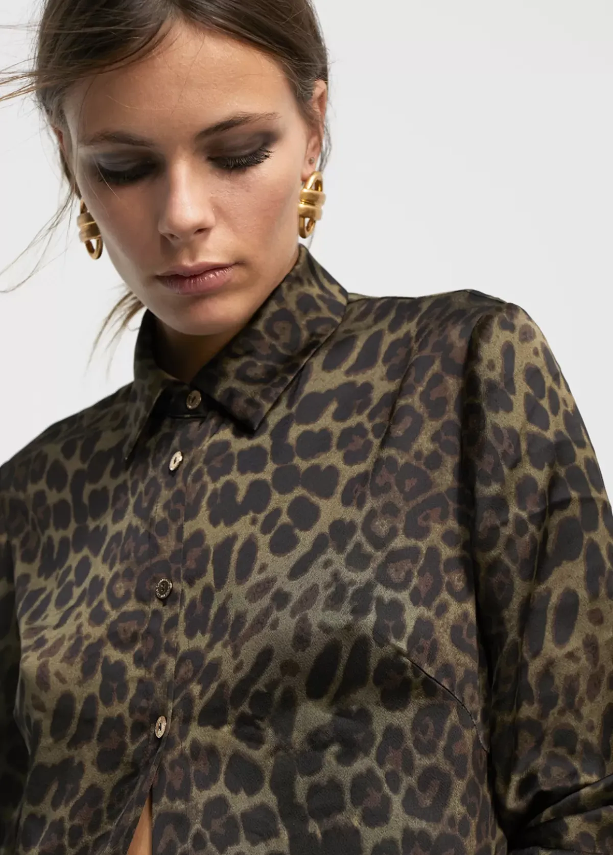 Outlet Camisa animal print Animal Print|Camisas Y Blusas