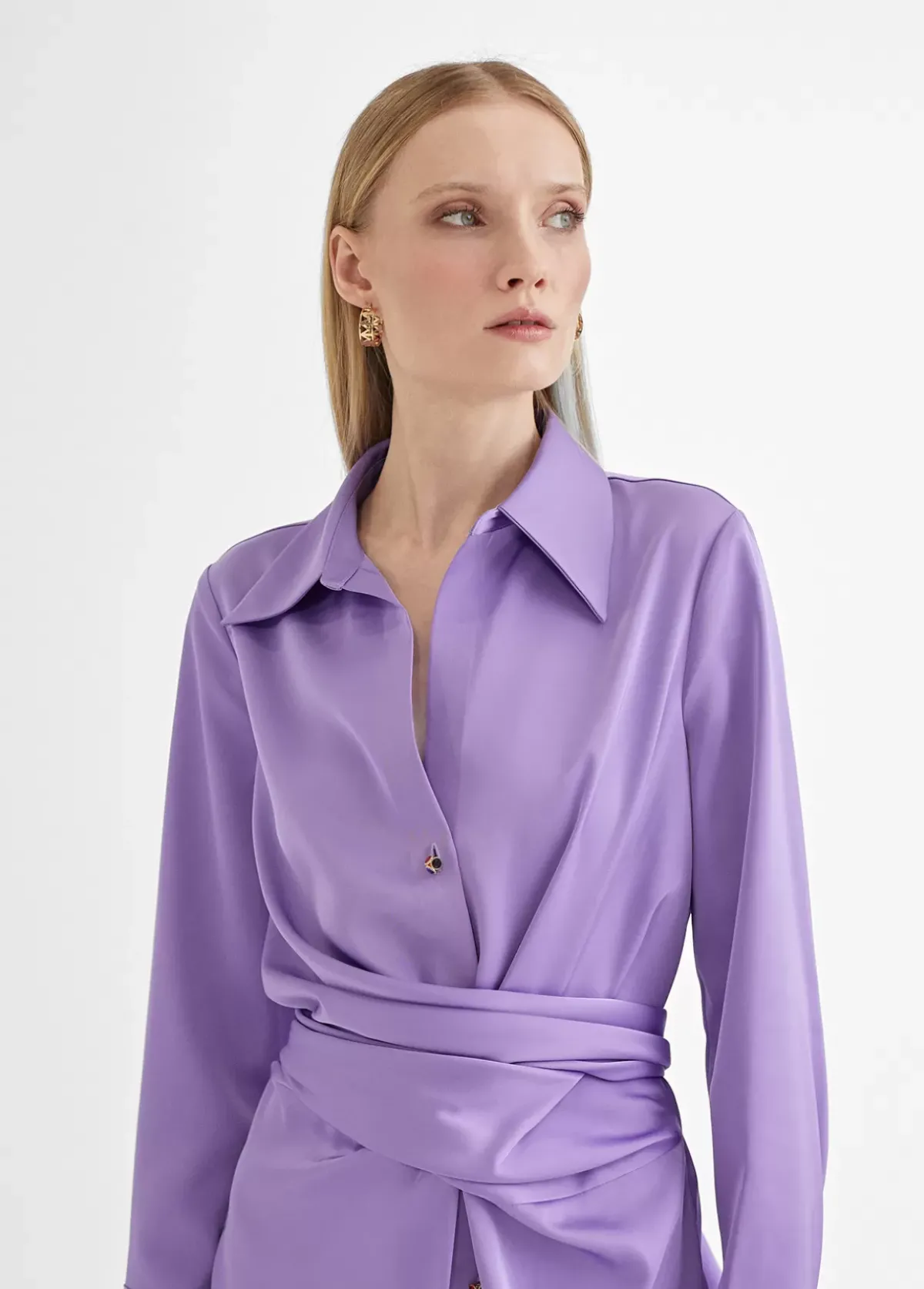 Online Camisa anudada Camisas Y Blusas