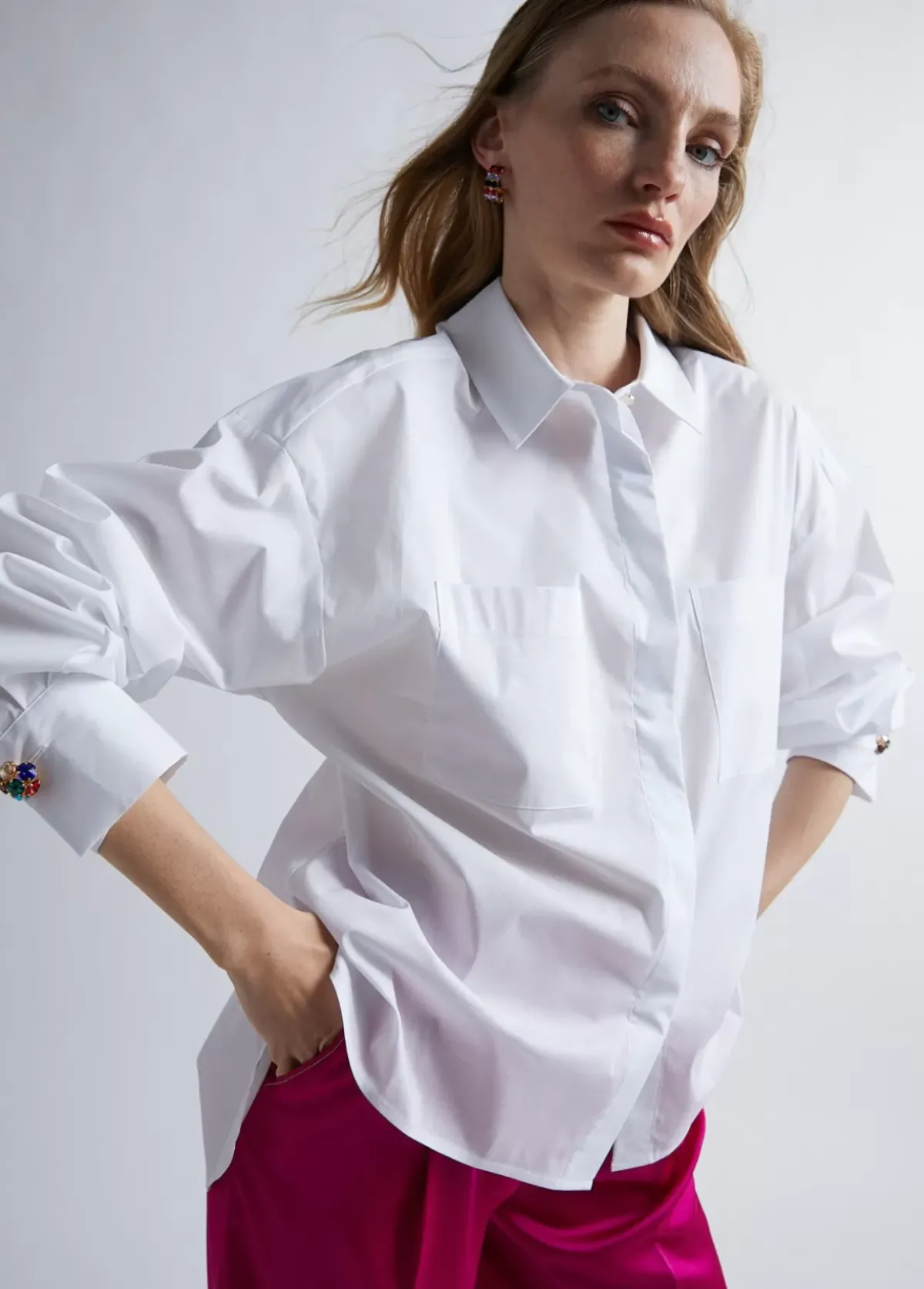 Camisa botones joya | COLECCIÓN MAITE | Lola Casademunt Camisas Y Blusas