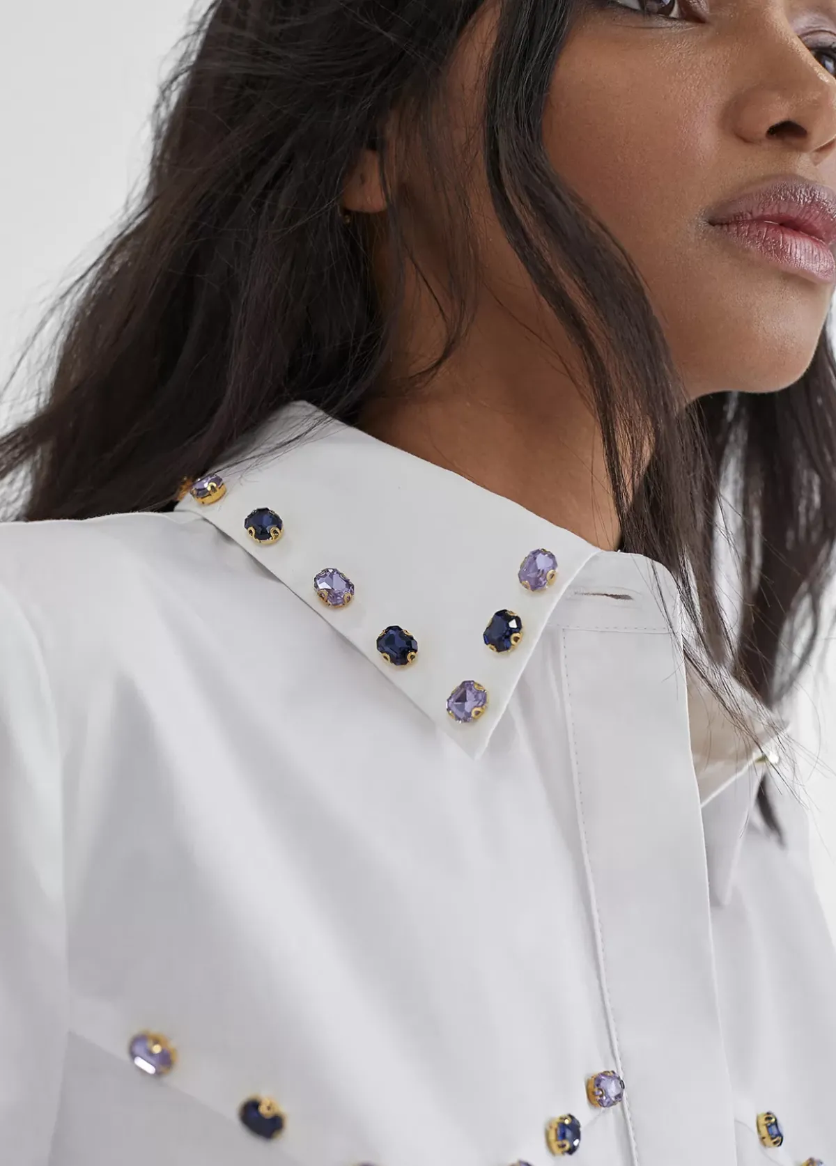 Best Camisa con detalle joyas Camisas Y Blusas