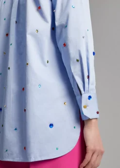 Camisa detalle joyas Camisas Y Blusas