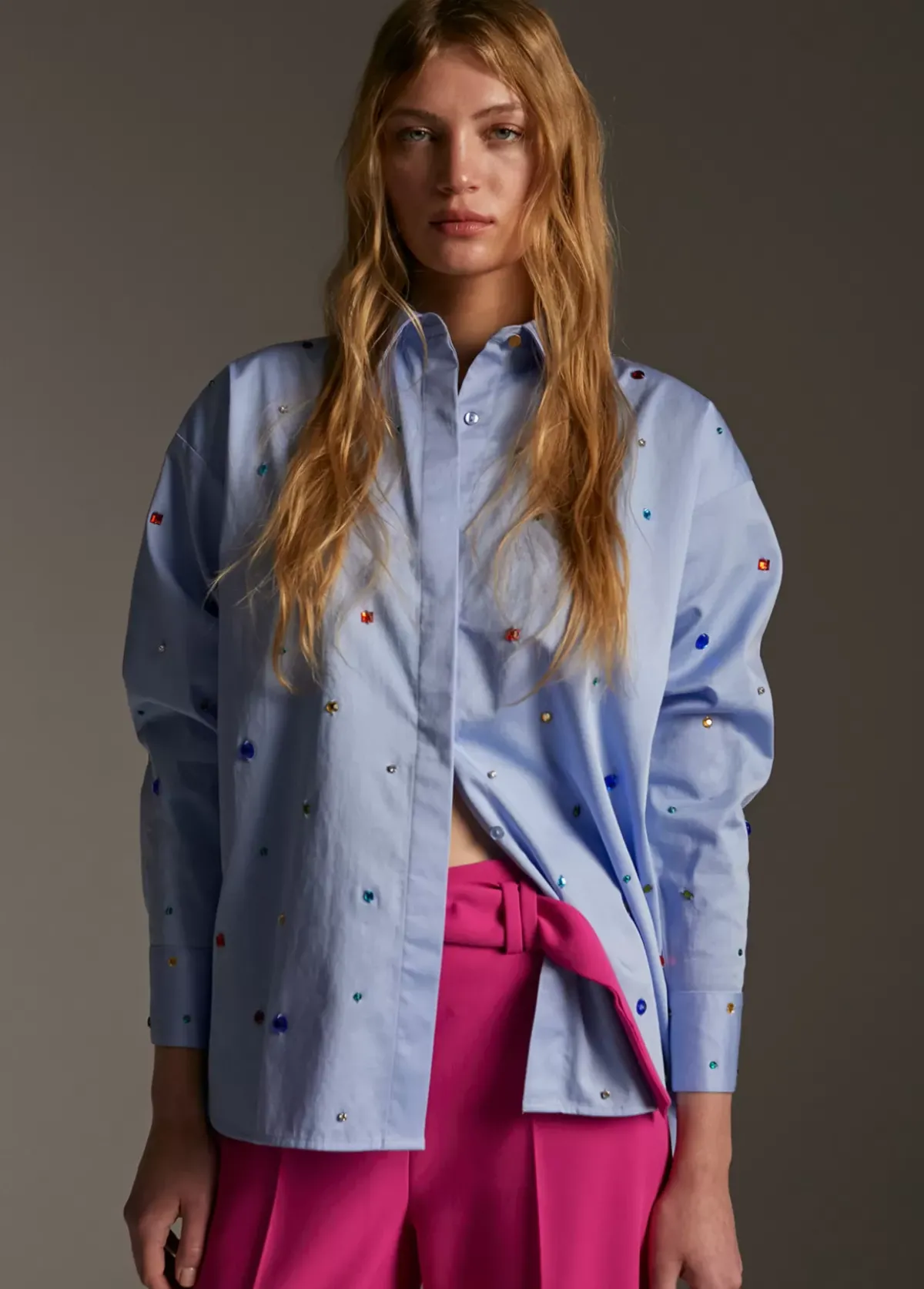 Camisa detalle joyas Camisas Y Blusas