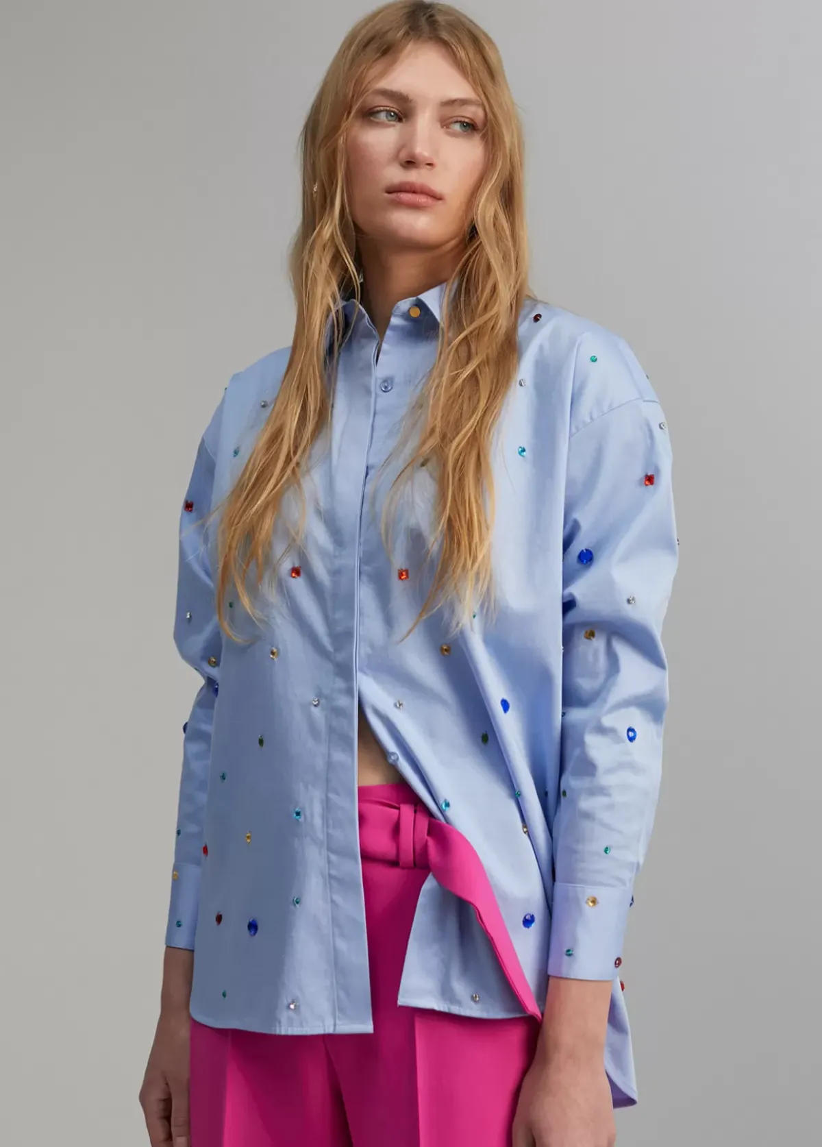 Camisa detalle joyas Camisas Y Blusas