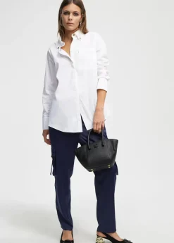 New Camisa detalle logo Camisas Y Blusas