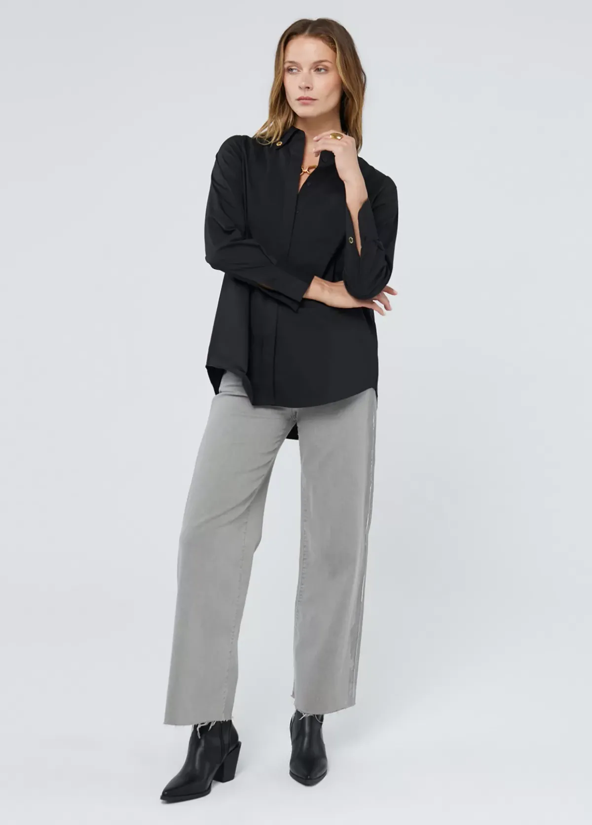 Clearance Camisa detalle logo Camisas Y Blusas