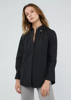 Clearance Camisa detalle logo Camisas Y Blusas