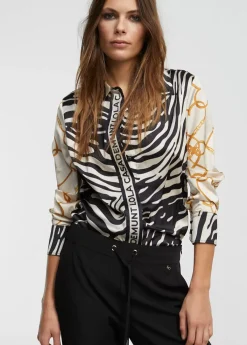 Outlet Camisa estampado zebra Animal Print|Camisas Y Blusas