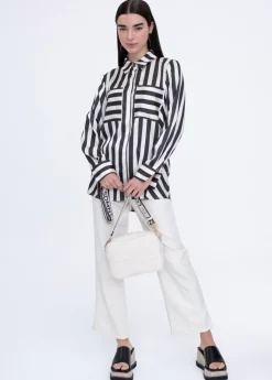 Hot Camisa fluida de rayas Camisas Y Blusas