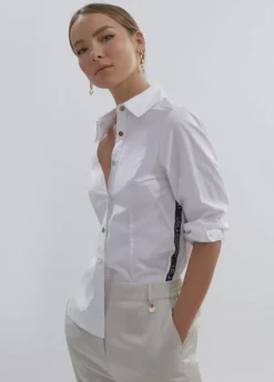 Best Camisa logotipada detalle cinta | COLECCIÓN LOLA | Lola Casademunt Camisas Y Blusas