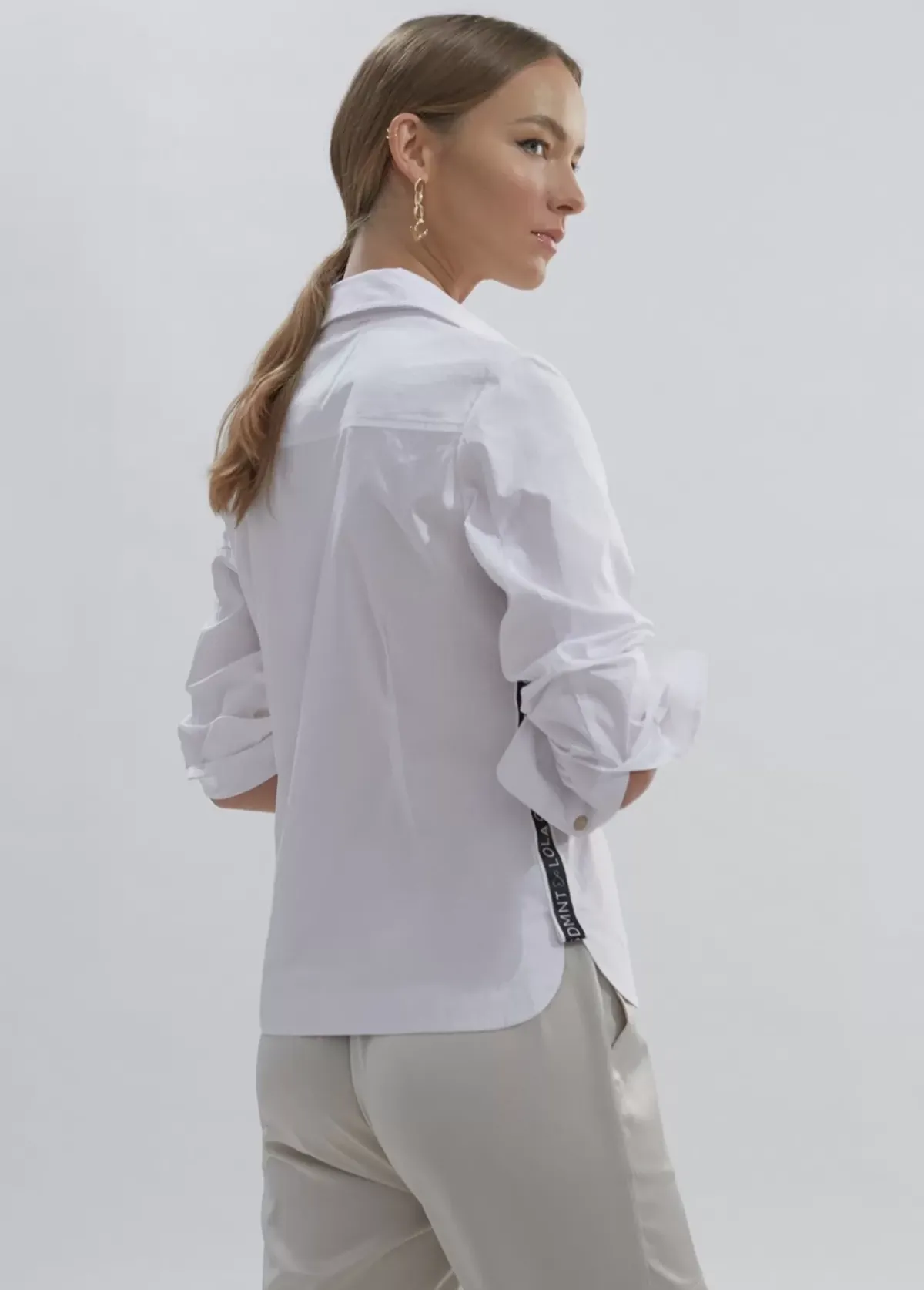 Best Camisa logotipada detalle cinta | COLECCIÓN LOLA | Lola Casademunt Camisas Y Blusas