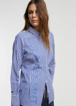 Clearance Camisa rayas logo Camisas Y Blusas