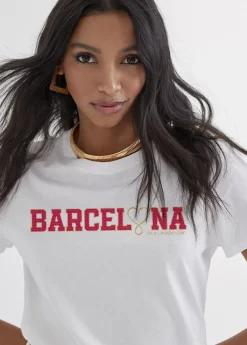 New Camiseta básica Barcelona en algodón 100% - Lola Casademunt Camisetas Y Tops