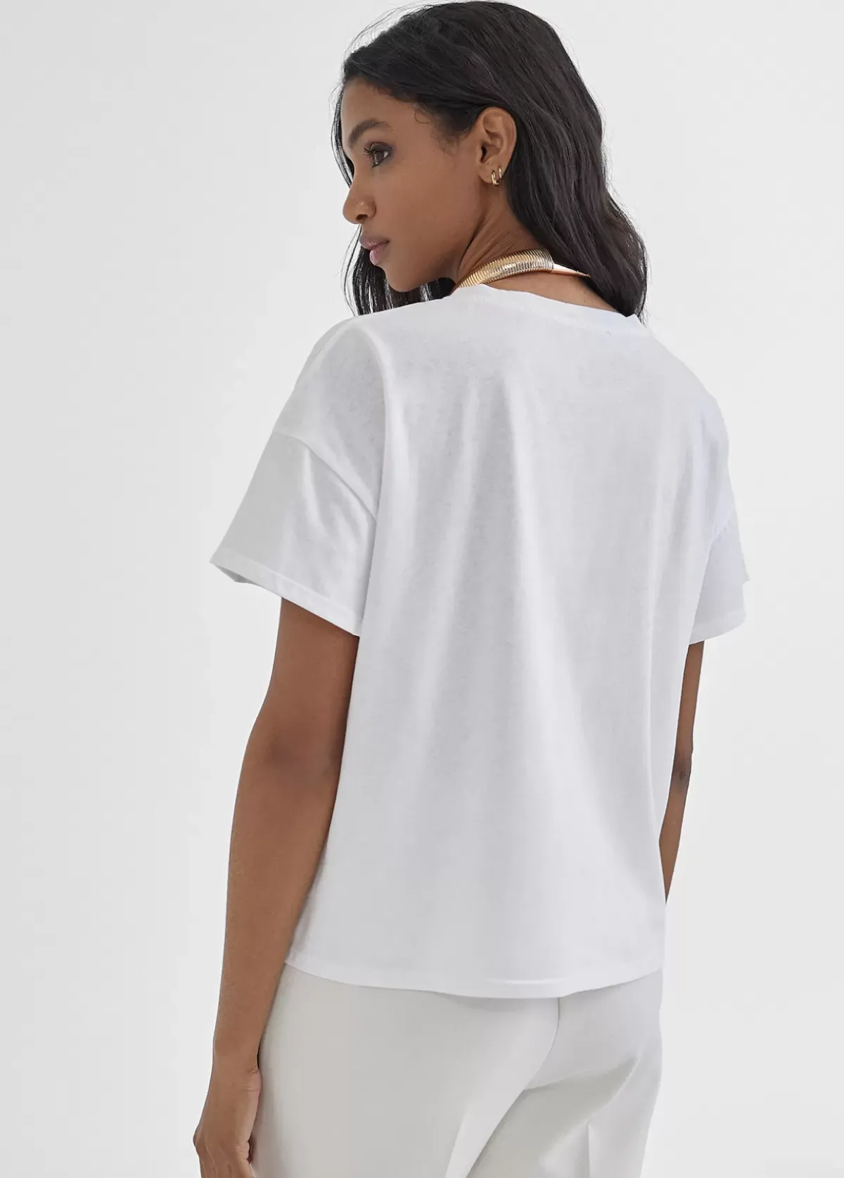 New Camiseta básica Barcelona en algodón 100% - Lola Casademunt Camisetas Y Tops