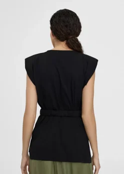 Outlet Camiseta con cinturon Camisetas Y Tops