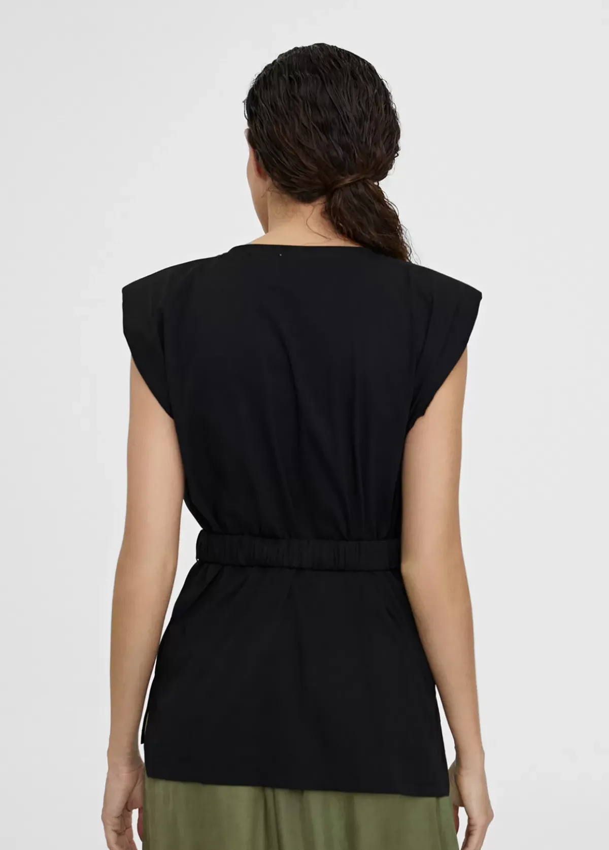 Outlet Camiseta con cinturon Camisetas Y Tops