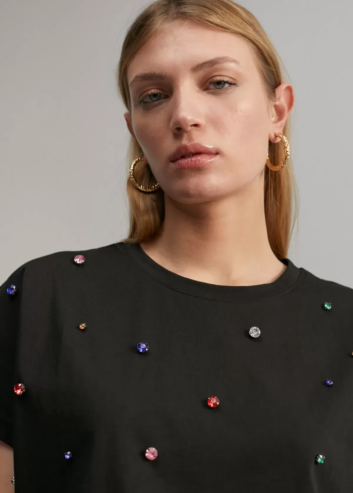 Outlet Camiseta detalle joyas Camisetas Y Tops