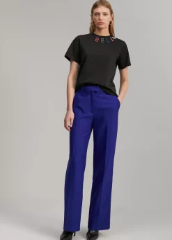 Hot Camiseta detalle pedrería Camisetas Y Tops