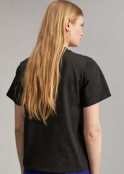 Hot Camiseta detalle pedrería Camisetas Y Tops