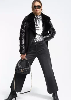 Sale Camiseta laminada plata Camisetas Y Tops