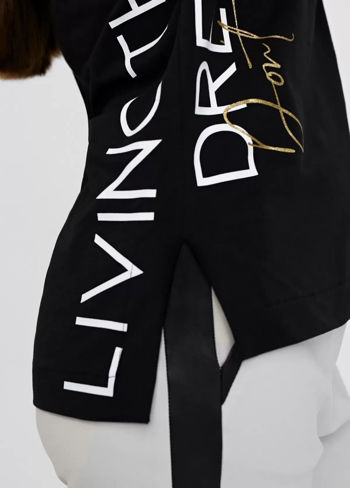 Discount Camiseta posicionado letras Camisetas Y Tops