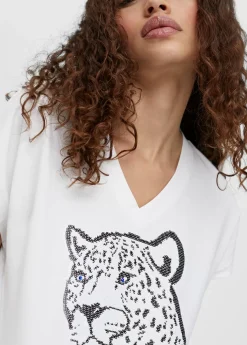 Outlet Camiseta posicionado trigre Camisetas Y Tops