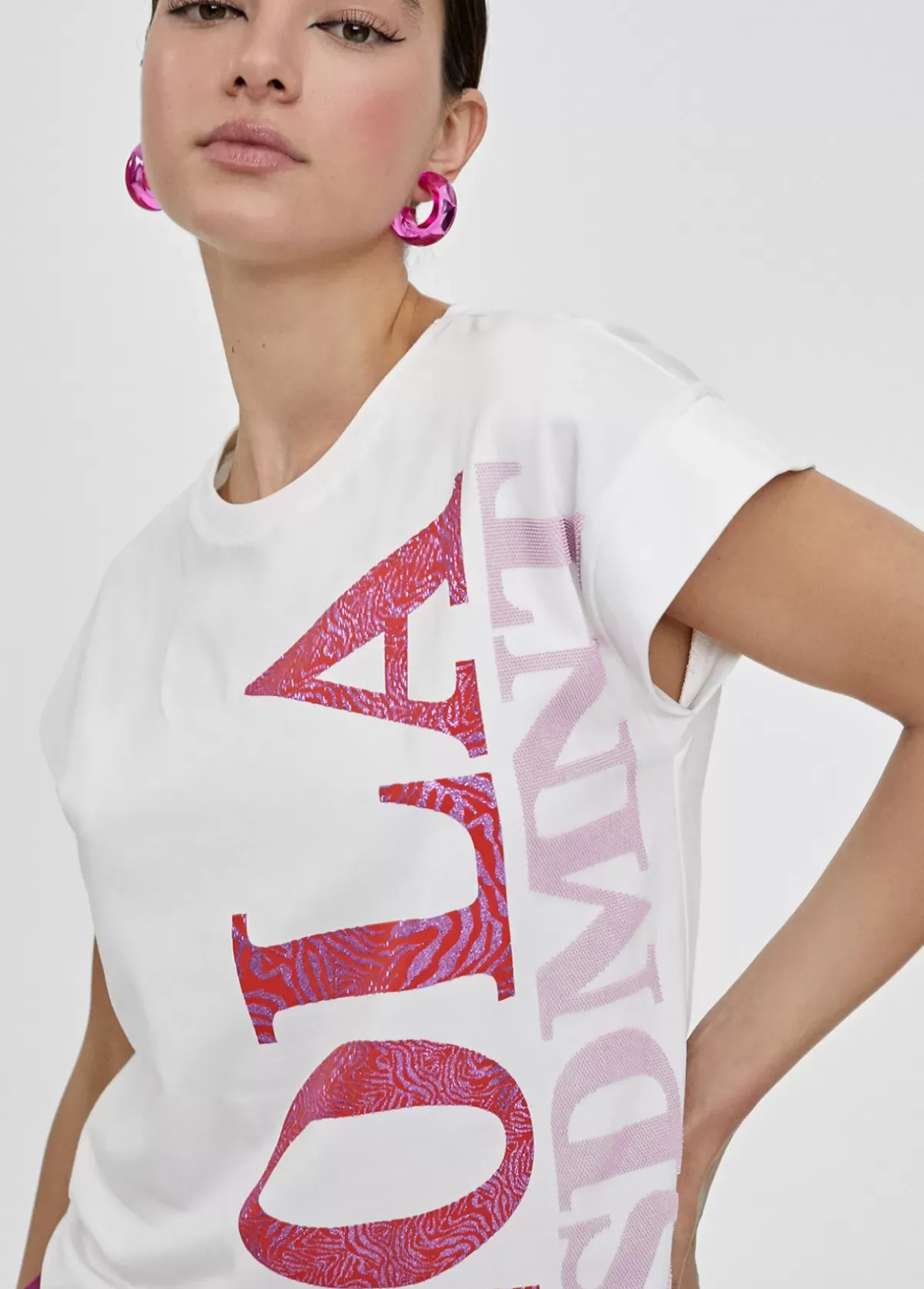 Clearance Camiseta posicionado vertica Lola Camisetas Y Tops