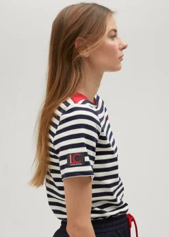 New Camiseta rayas manga corta en algodón 100% - Lola Casademunt Camisetas Y Tops