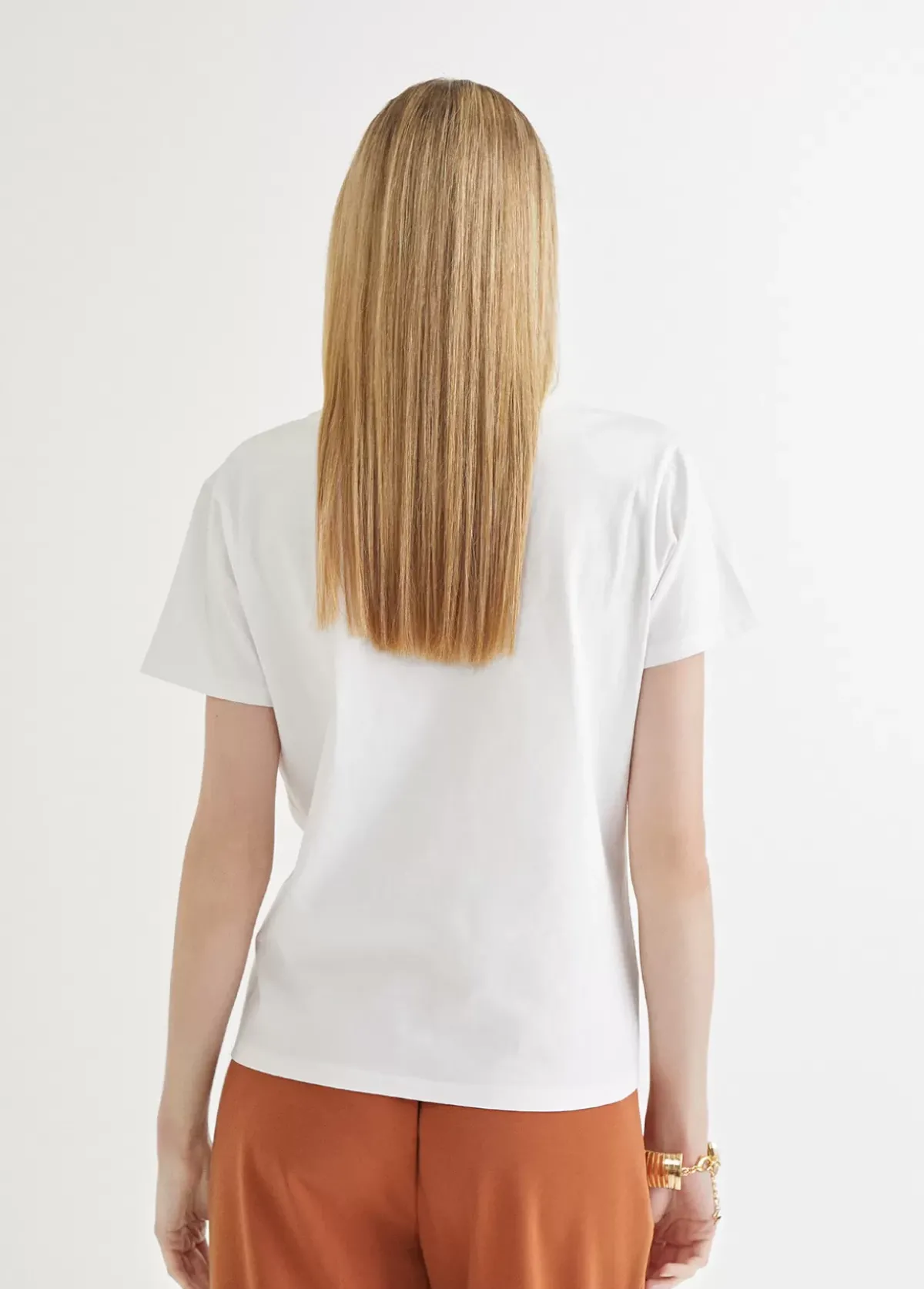 Online Camiseta tigre bordado Camisetas Y Tops