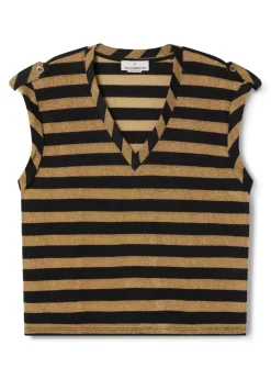 Camisetea rayas lurex Camisetas Y Tops