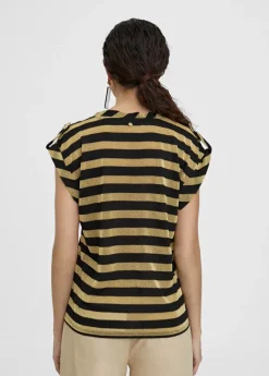 Camisetea rayas lurex Camisetas Y Tops