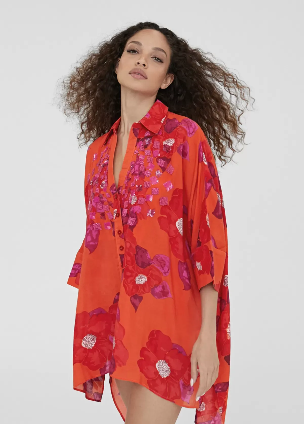 Clearance Camisola estampado floral Baño