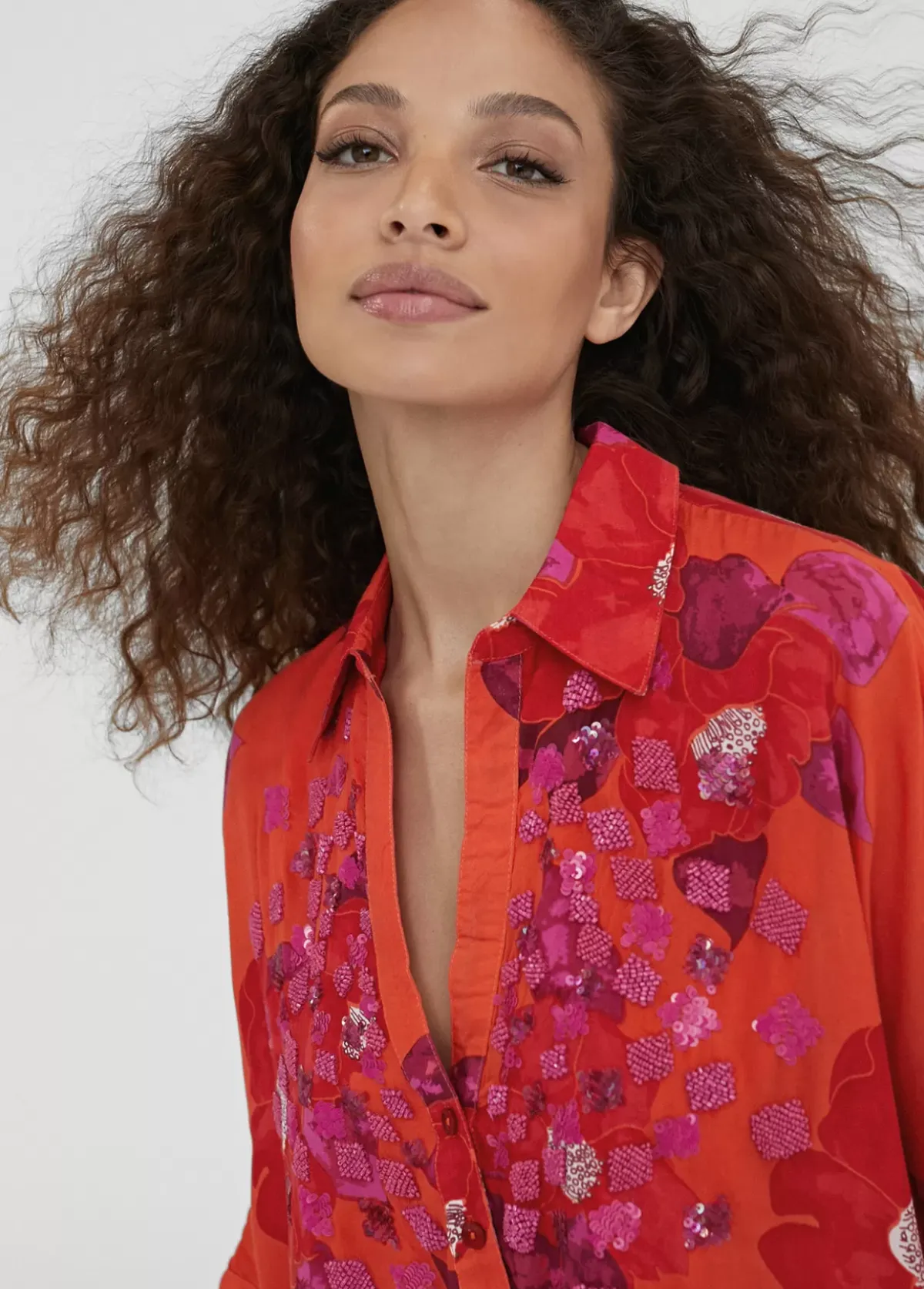 Clearance Camisola estampado floral Baño