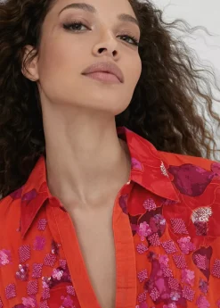 Clearance Camisola estampado floral Baño