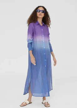 New Camisola larga tie dye Camisas Y Blusas|Baño