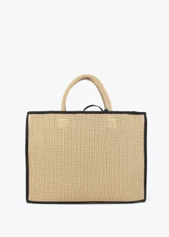 Clearance Capazo con ribetes a contraste Bolsos|Baño