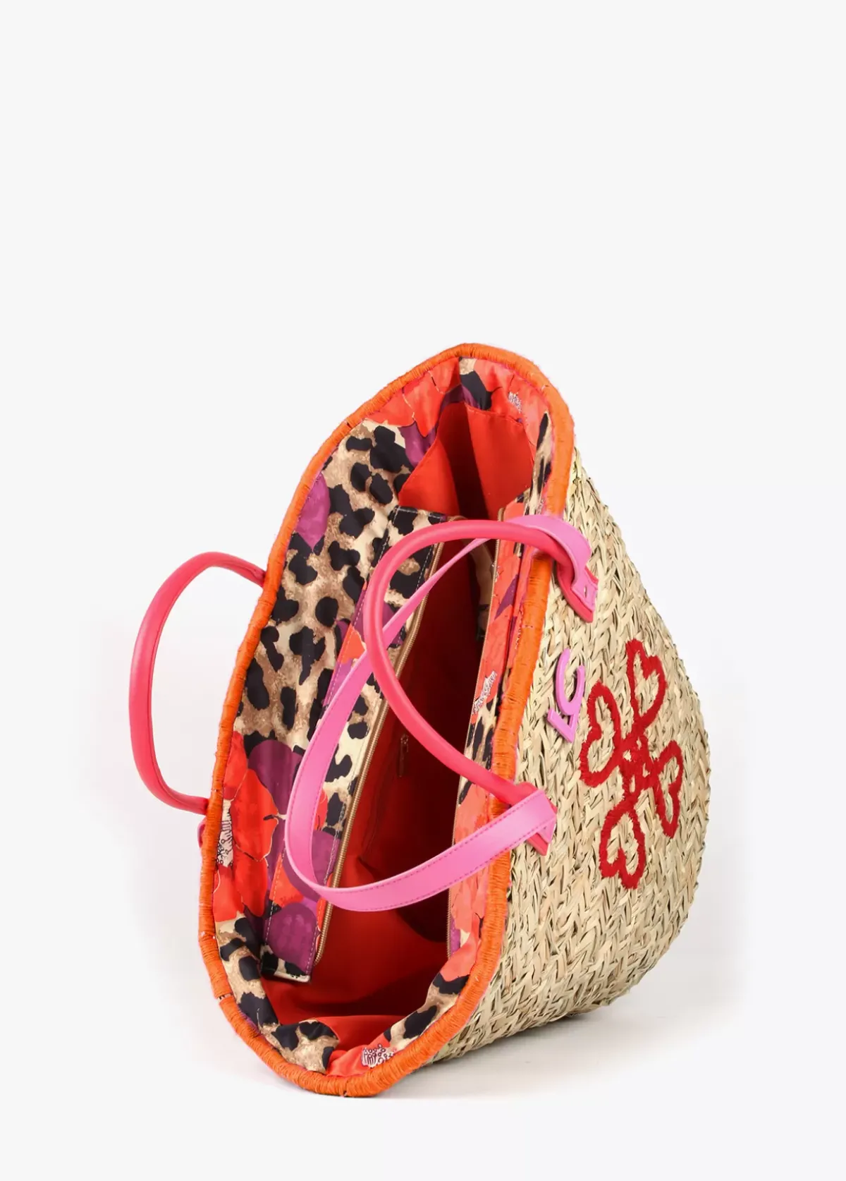 New Capazo corazones bordados Bolsos|Baño