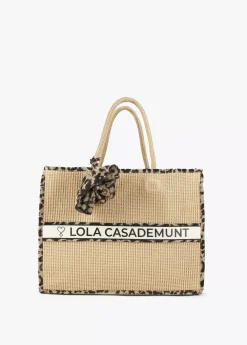 Outlet Capazo detalles animal print Bolsos|Baño