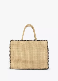 Outlet Capazo detalles animal print Bolsos|Baño