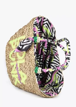 Best Capazo Letras contraste. Bolsos|Baño