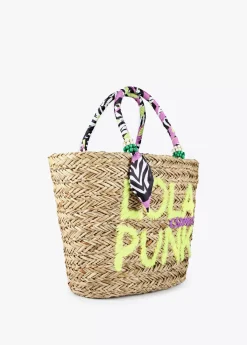 Best Capazo Letras contraste. Bolsos|Baño