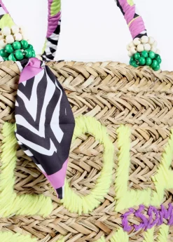 Best Capazo Letras contraste. Bolsos|Baño