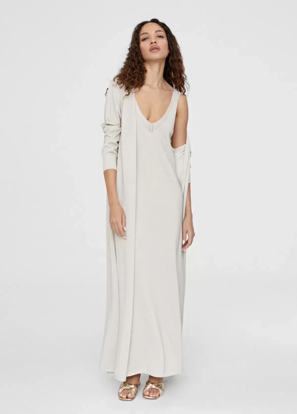 Discount Cardigan largo de punto Chaquetas Y Gabardinas|Punto